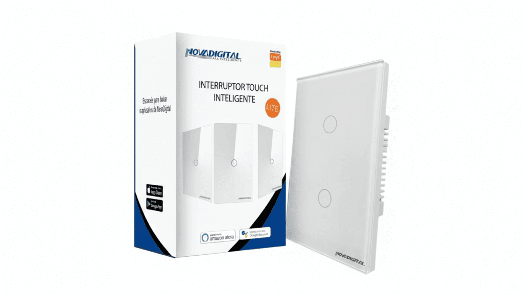 qual melhor interruptor inteligente em 2026 Wi-Fi Novadigital 2 teclas
