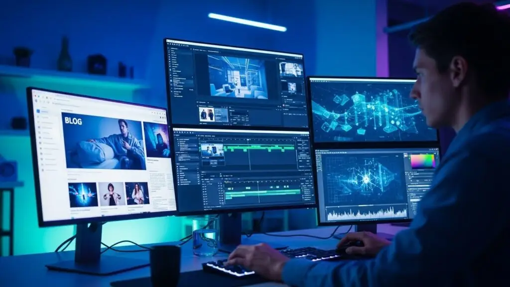 Criação de projetos digitais usando inteligência artificial