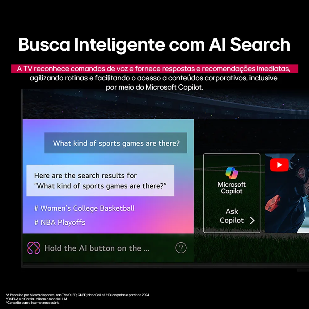 Smart TV 4K 50" LG UHD 50AU801 é boa? vale a pena