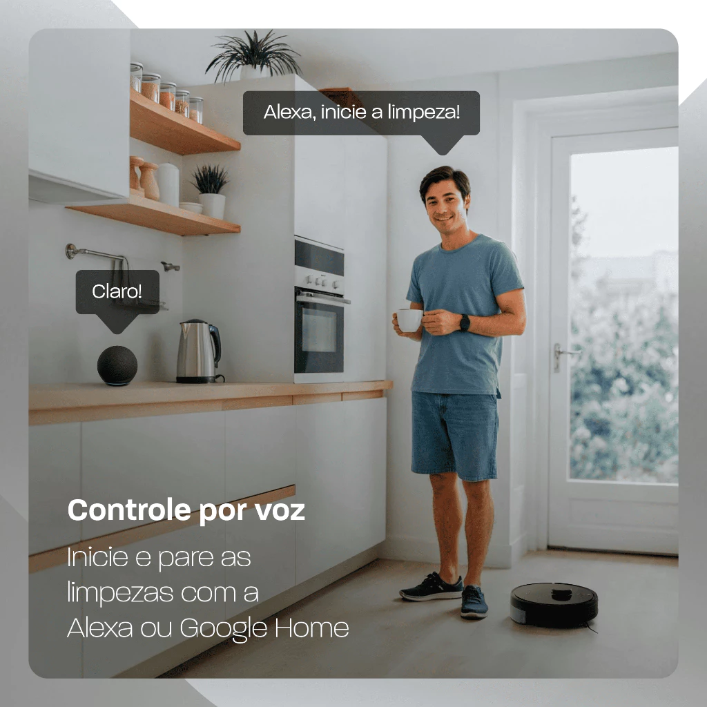 controle por voz robo aspirador velds 3 em 1