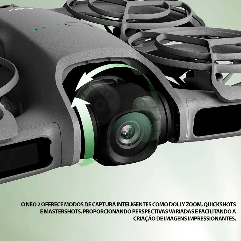 dji neo 2 fly more detalhe da câmera