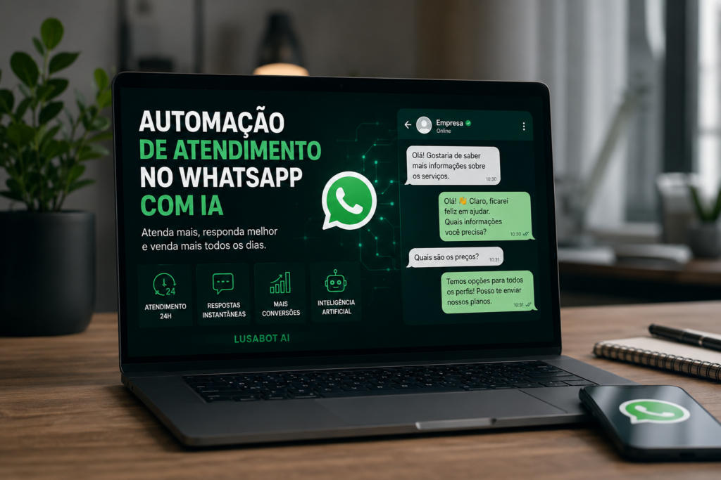 Automação de atendimento no WhatsApp com IA